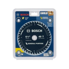 Bosch Accessories 1x General Purpose Circular Saw Blade (for Softwood, Hardwood, Ø 160 mm - 6 1/4 inch, 40 Teeth, +4X Reduction Rings, Professional Accessories for Circular Saws from Most Brands)