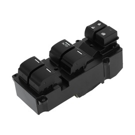 A ABSOPRO Power Window Switch No.35750T0AH11 Front Left Driver Side Window Control Switch for Honda CR-V Civic 2014-2015 Black