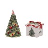 Spode Christmas Tree and Gift Salt & Pepper Shaker Set