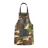 Real Leather Camouflage BBQ Grill Canvas Apron