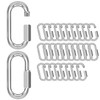 phepetroll M3.5-30 Pack Quick Links Chain Connectors, 1/8″ Galvanized Chain