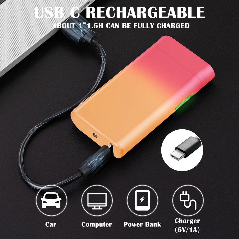 RSBYE Plasma Lighter Rechargeable USB C Electric Torch Lighter Big