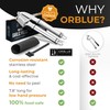 ORBLUE Garlic Press Stainless Steel - Premium Professional Grade Garlic