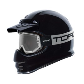 TORC Mojave Motorcycle Helmet Goggle (Flat White, White Black)