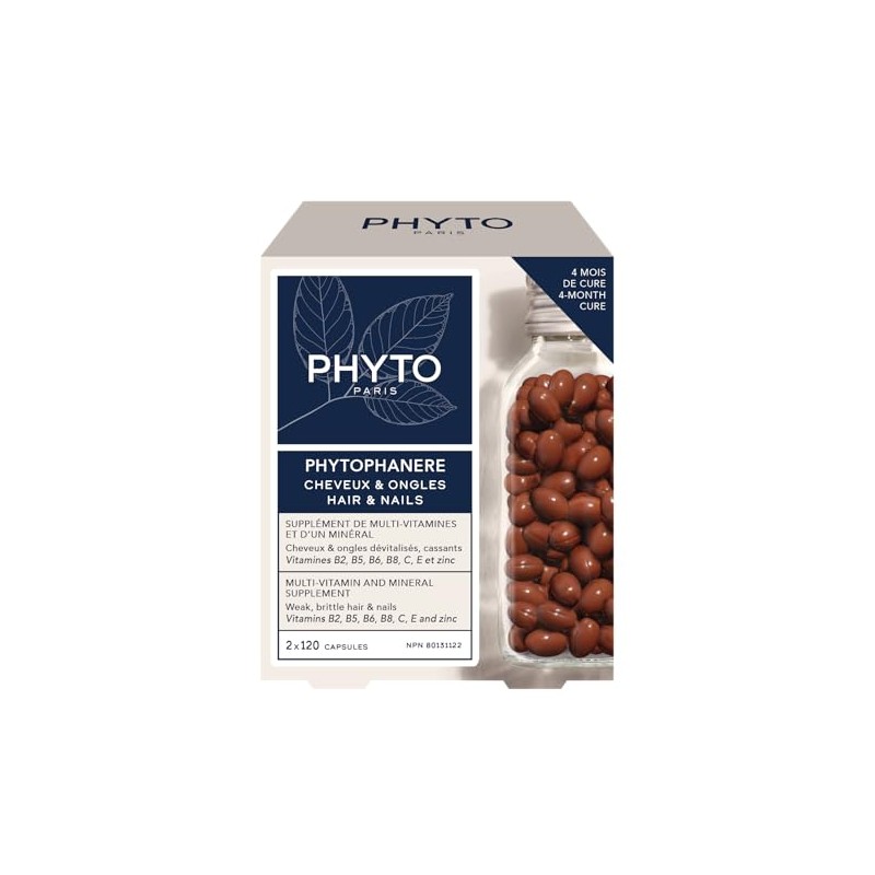 Phyto|PHYTOPHANERE - Hair & Nails Strength, Growth & Volume with