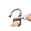 2/4 Pcs Marine 316 Stainless Steel Fixed Eye Snap Shackle,