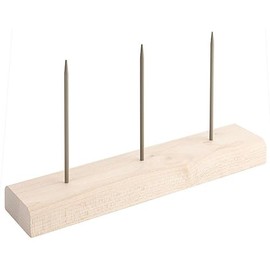 Contacto Bonspike on wooden base, 3 skewers