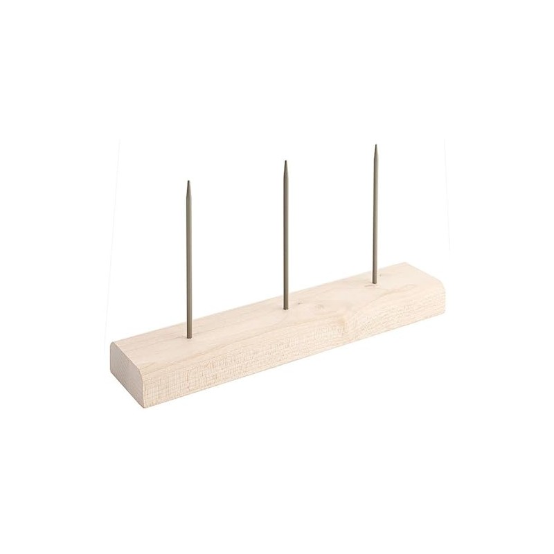 Contacto Bonspike on wooden base, 3 skewers