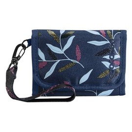 coocazoo Wallet, Wallet with Window Inside & Outside, Coin Pocket & Card Slots, Velcro Closure, 3rd Grade, Boho Glam - Blue, Standard size, Modern