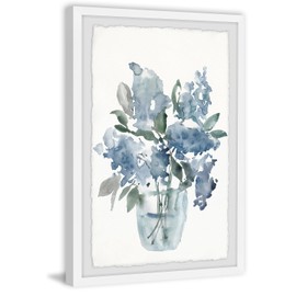 HomeStock Medieval Moods Water Flower Iii Framed Painting Print, Quality Art with Durable Frame, Ready to Hang for Artistic Flair.