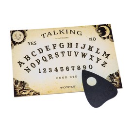 WICCSTAR Classic style Ouija Board game with Planchette and detailed instruction