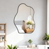 BOMINICA Irregular Wall Mirror - Asymmetrical Mirror for Bathroom, Living
