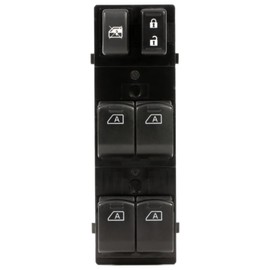VHNROFE 1pc Power Door Window Control Switch Front Left Driver Side Plastic Black for INFINITI for G25 2.5L 2011-2012 for G35 3.5L 2007-2008 for G37 3.7L 2009-2013 Female-Connect Gender