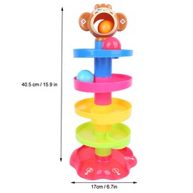 Yitre Juguete de Torre Giratoria para bebé, Juguete con Forma de Bola, Sonidos Interactivos para Niños en Casa Que Juegan Al bebé