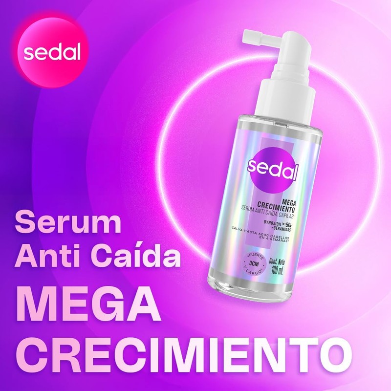 Sedal Tónico Capilar Mega Crecimiento 100ml