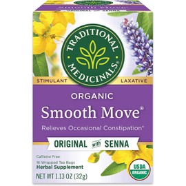 Traditional Medicinals Smooth Move Laxative Tea Bags, 16 Count