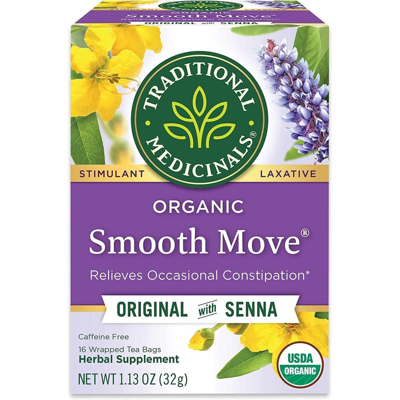 Traditional Medicinals Smooth Move Laxative Tea Bags, 16 Count