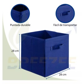 Breezee Market Set 6 Cajas Organizadores Almacenamiento Ropa Objetos Plegab