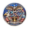 U.S. Army 250th Anniversary Commemorative Gold-Plated Challenge Coin, Double-Sided High