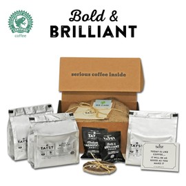 Tayst Dark Roast Coffee Pods | 30 ct. Bold & Brilliant | 100% Compostable Keurig K-Cup compatible | Gourmet Coffee in Earth Friendly packaging