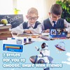 Henoyso Multifunctional Pencil Box for Boys Astronaut Pencil Case with