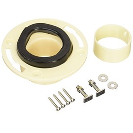 SANEI H800-8 Toilet Parts Floor Flange for Large Toilet Bowls, Universal 75/100