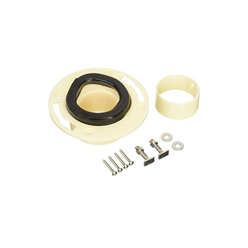 SANEI H800-8 Toilet Parts Floor Flange for Large Toilet Bowls,