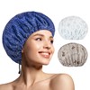 WINSTECK 3 PCS Shower Caps for Women, Upgrade Comfortable &