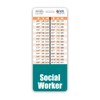 Social Worker Badge Buddy Vertical w/Height & Weight Conversion Charts
