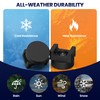 10 Pack Magnetic Zip Tie Mount with Rubber Coating, Strong