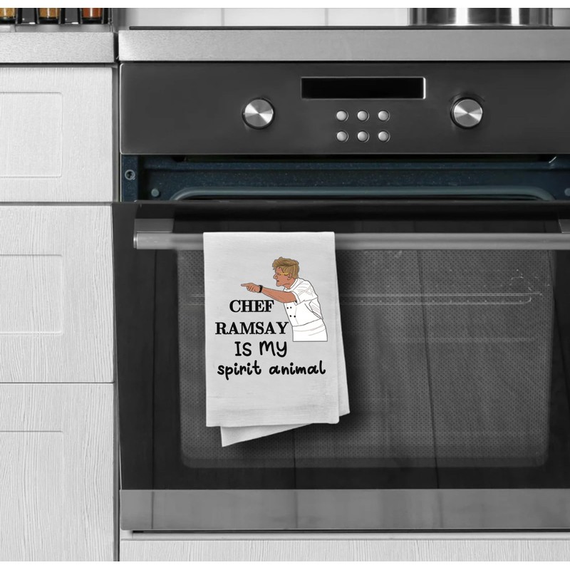Hk Chef Ramsay Kitchen Towel Cooking Show Gifts Chef Ramsay