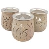 Indian Soapstone Incense Burner - Stainless Steel Strainer & Heat