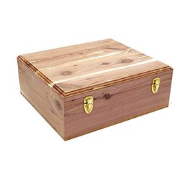Cedar Essence Sweater/Storage Box with Lid & Dual Clasps UNFINISHED