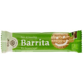 GEPA Baritta Sesame Bar Pack of 15 (15 x 20 g Pack) - Organic
