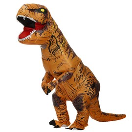 DAIFUQIHUA Dinosaur Kigurumi Tyrannosaurus Inflatable Cosplay Kigurumi Set of 4 Unisex Adults