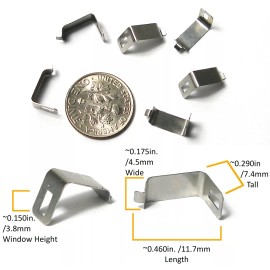 Life-Like 6pc 2004 Life-Like Slot Car T Style Chassis PICK UP SHOES 4938 Factory Parts 3pr