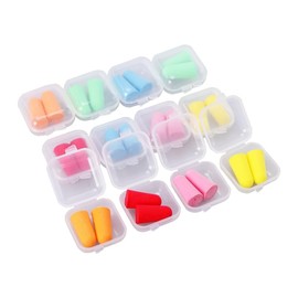 STOBOK Soundproof Earplugs 6 Sets for Quiet Sleep Noise Protection Study Travel Work