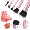 OFFCUP 10pcs Travel Makeup Brush Set, Mini Makeup Brushes With
