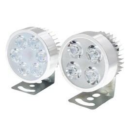 ULTECHNOVO 2 Pcs Led Motorbike Headlights Waterproof Bright Easy to Install for Motorcycles Electromobiles Cars Random Style