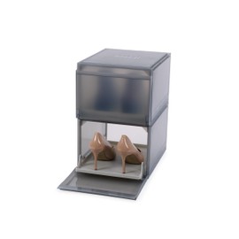 Joseph Joseph ShoeCase Premium Shoe & Sneaker Storage Box Organizer with Slide-Out Shoe Tray, 2 Pack