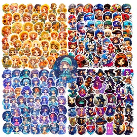 CUTELIILI 200Pcs Water Bottle Stickers for Kids, Cute Girl Stickers for Water Bottles, Vinyl Waterproof Aesthetic Laptop Sticker Pack Classroom Prizes Skateboard for Kids Teens Girls Students