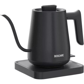 Boscare Electric Gooseneck Kettle 0.6 Liters / 600 ml Stainless Steel 1200 Watts
