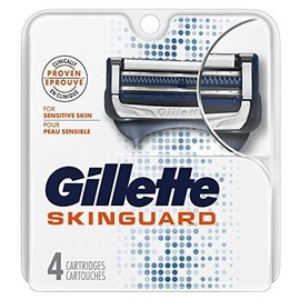 Gillette Skinguard Sensitive Razor Refill Cartridges, 4 ct