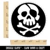 Pirate Skull and Crossbones Jolly Roger Rubber Stamp for Stamping