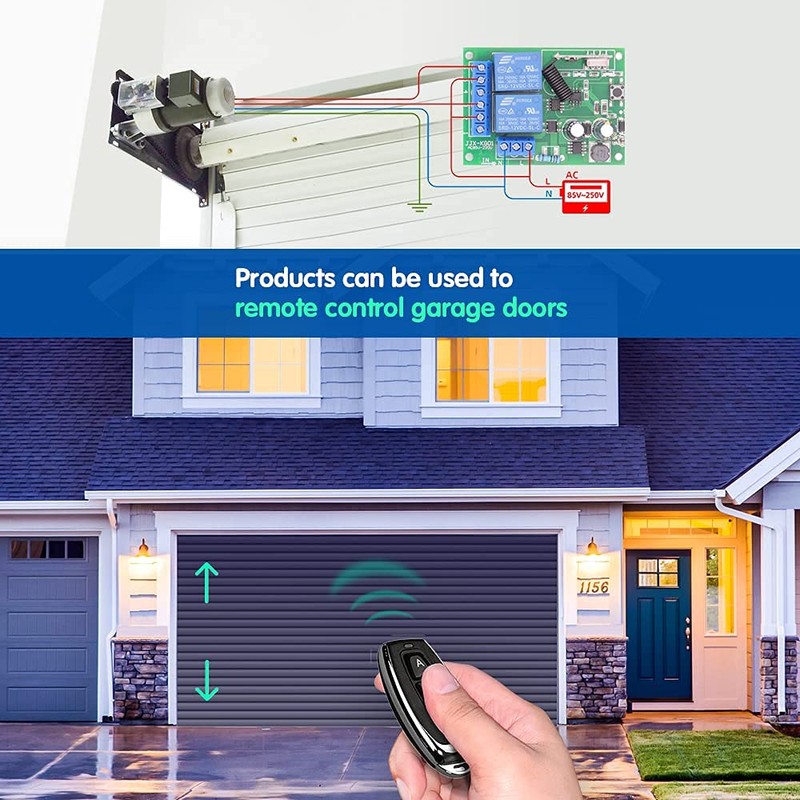 DieseRC 433Mhz RF Wireless Remote Control Switch AC 220V 230V