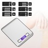 Digital Kitchen Scales, 10kg/22lb Electronic Cooking Scales, USB Stainless Steel