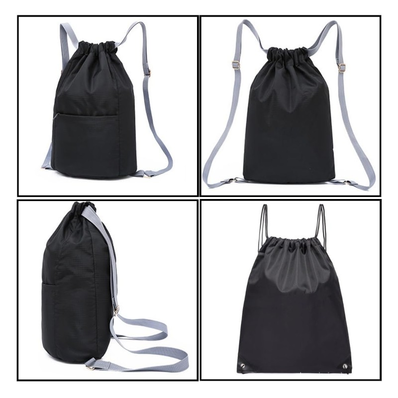 GYWHOOFT Drawstring Backpack Bag,2 Pcs Drawstring Backpack Waterproof Drawstring Bags