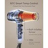 ANNLARY Ionic Hair Dryer with Diffuser for Curly Hair, Professional