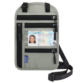 Neck Wallet Lightweight RFID Blocking Waterproof Travel Pouch for Women Men