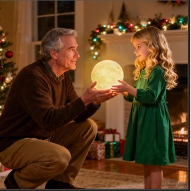 CPLA Moon Lamp Upgrade 128 Colors, Light Therapy Lamp, Valentines Day Gifts for Kids Girls Boys Teens Her Women, Ages 4 5 6 7 8 9 10 11 12 13 14 15 16 17 18-80 Year Old Birthday, 6 inch